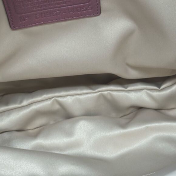 Coach Dual Carry Handbag Dusty Rose Tote Purse Pocketbook E0967-14055 - Picture 9 of 10